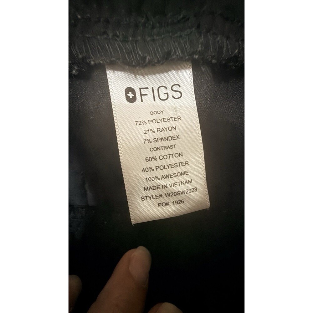 FIGS Jogger Style Black Scrub Pants with Pockets - Small - Picture 5 of 5